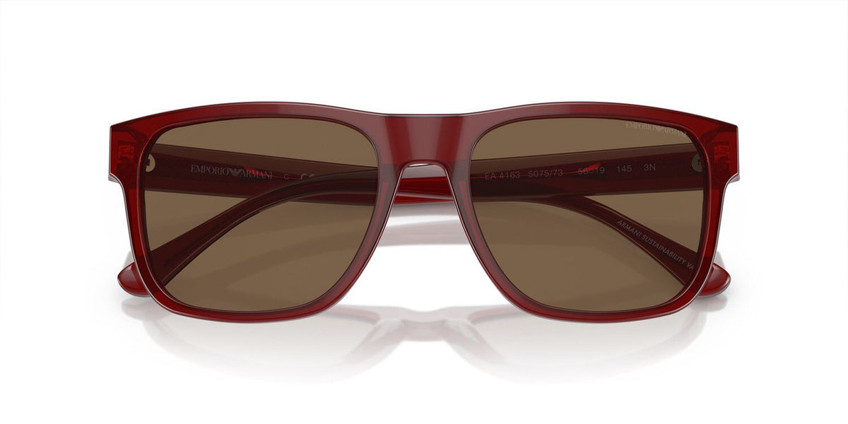 Gafas De Sol Emporio Armani EA4163 Café/Burdeo