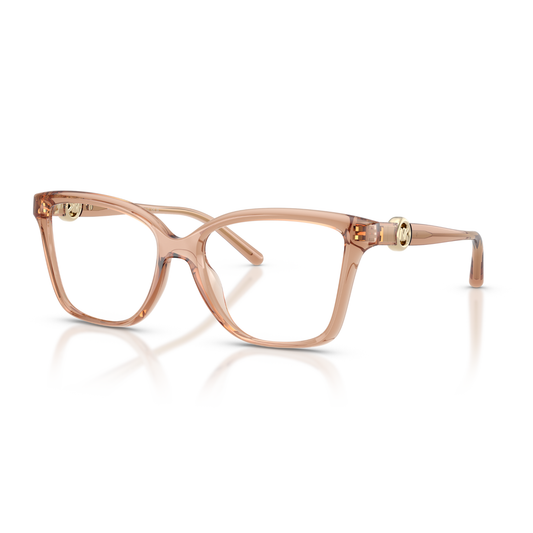 Lentes Oftálmicos Michael Kors MK4180U Kobe Light Brown Transparent Brown