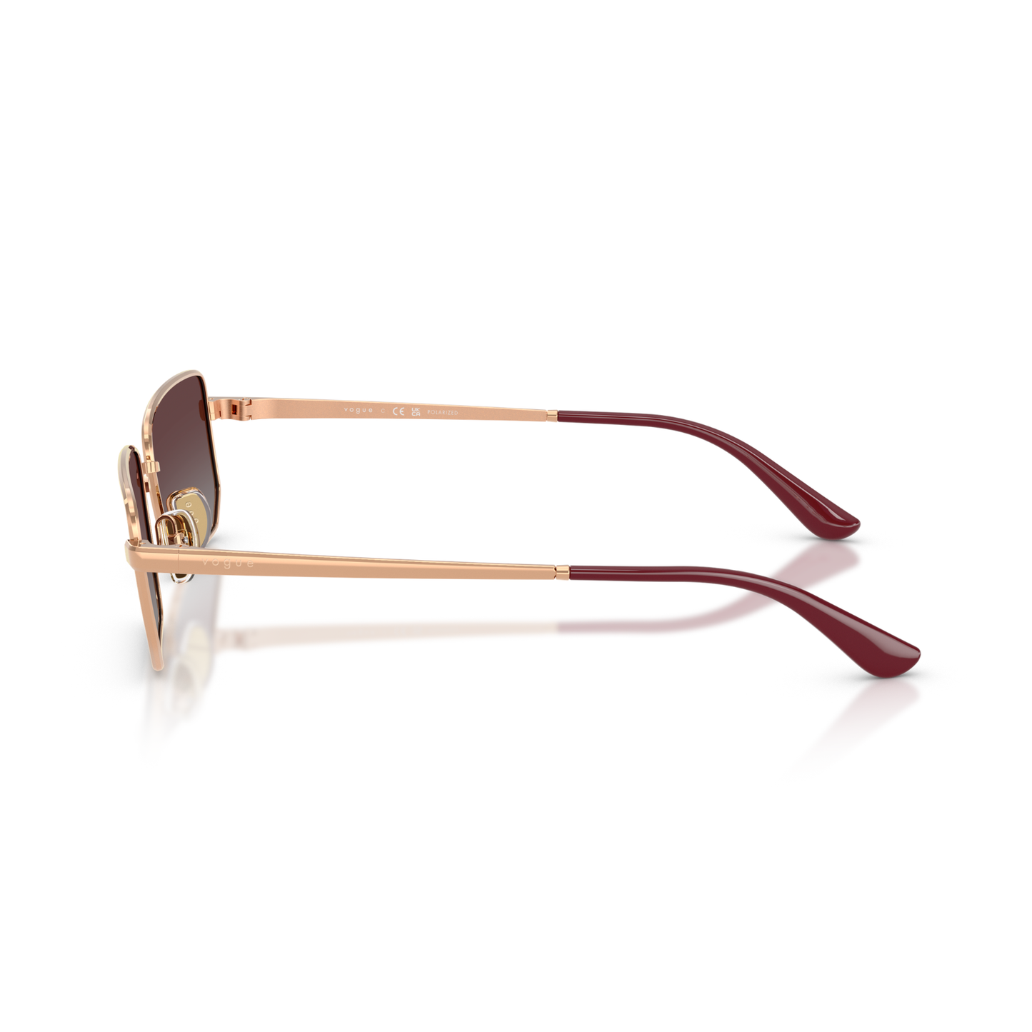 Gafas De Sol Vogue Eyewear VO4352S Rose Gold Polar Grey Gradient Gris/Dorado