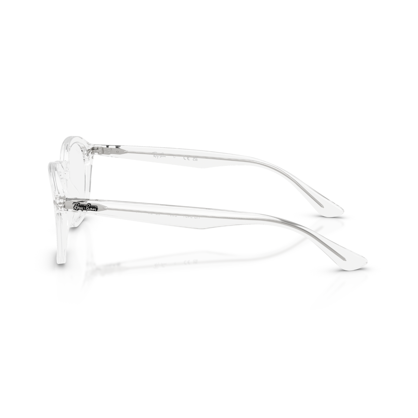 Armazón Ray-Ban RX5451 Transparent Blanco Unisex Blanco