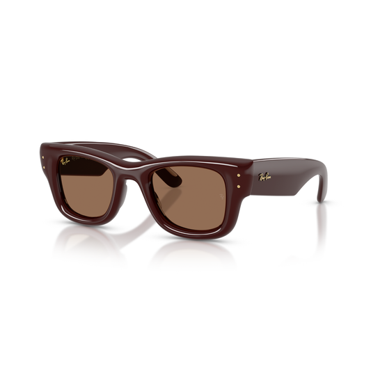 Gafas De Sol Ray-Ban RB4940 Wayfarer Puffer Dark Brown Café Unisex
