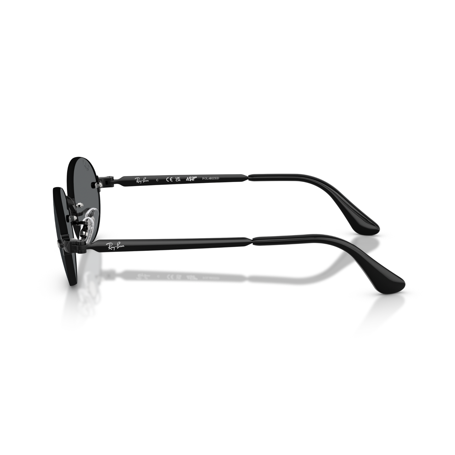 Gafas De Sol Ray-Ban RB3929 Black Dark Grey Polar Negro Unisex Gris