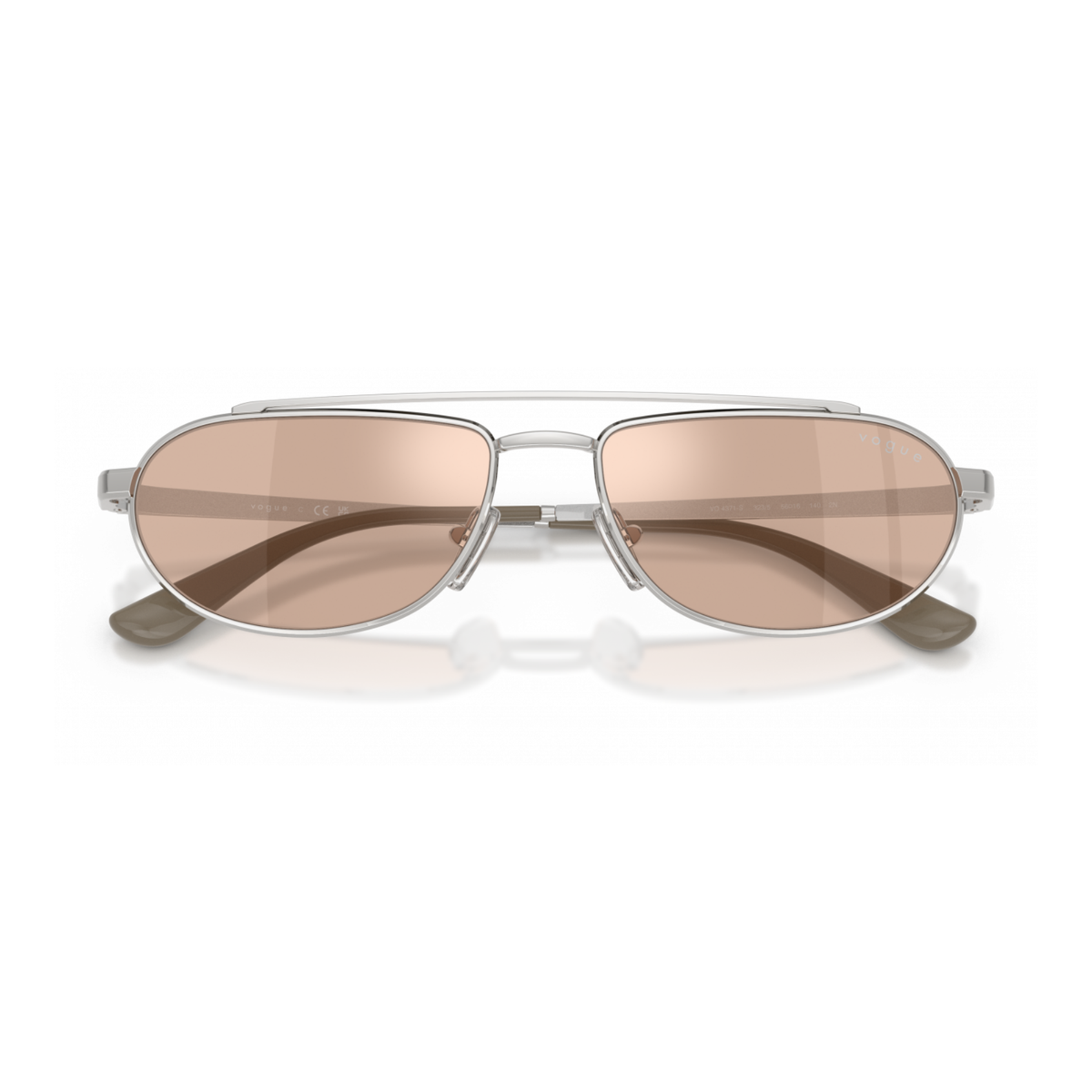 Gafas De Sol Vogue Eyewear VO4371S Silver Light Pink Mirror Silver Rosado