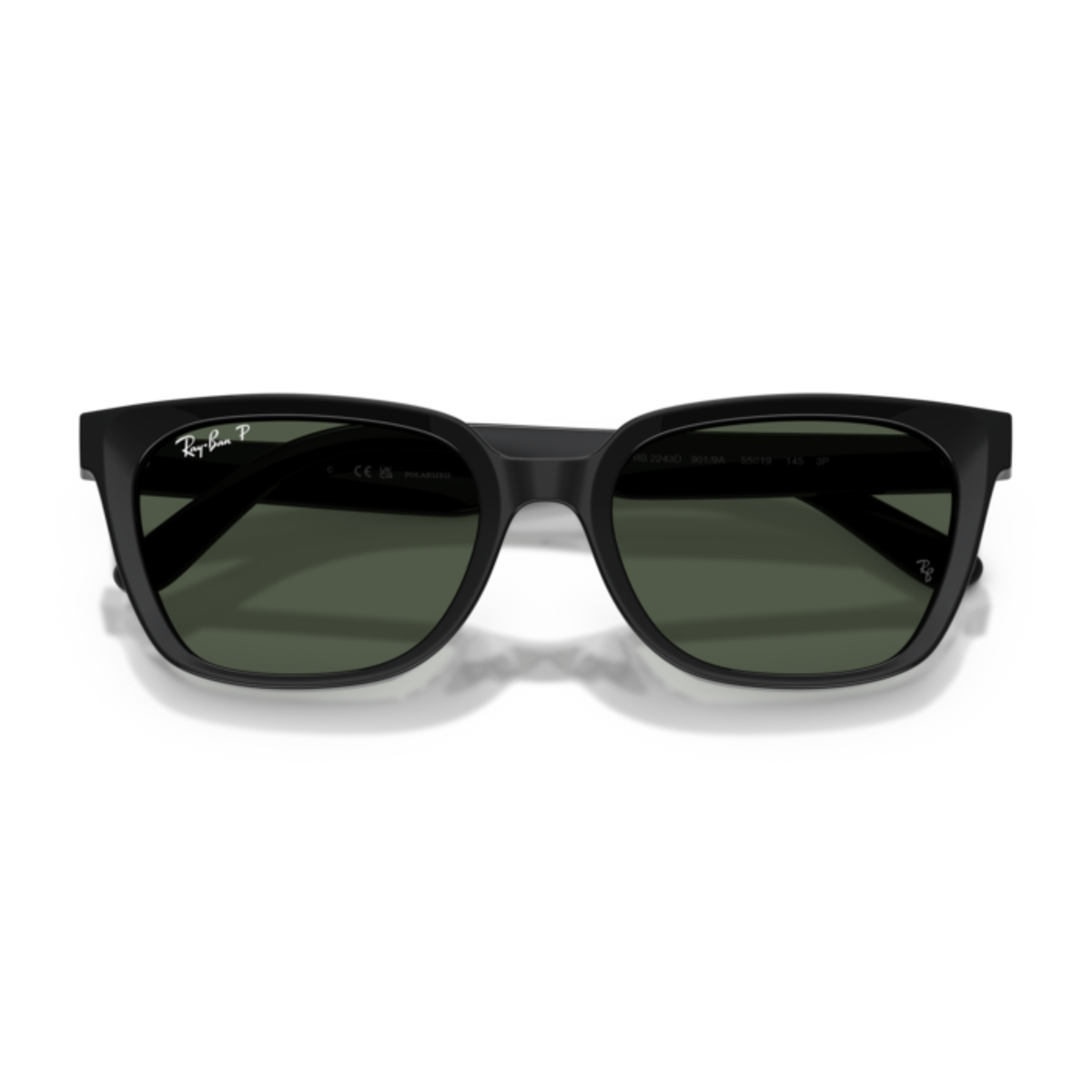 Gafas De Sol Ray-Ban RB2243D Black Polar Dark Green Verde