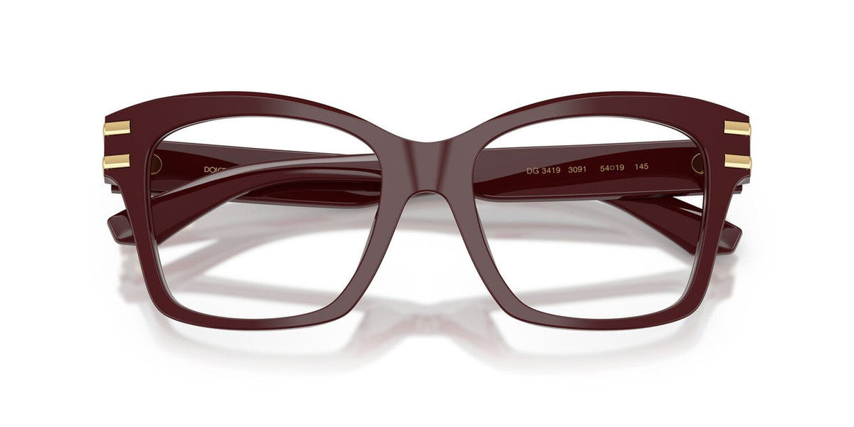 Armazón Dolce & Gabbana DG3419 Burdeo