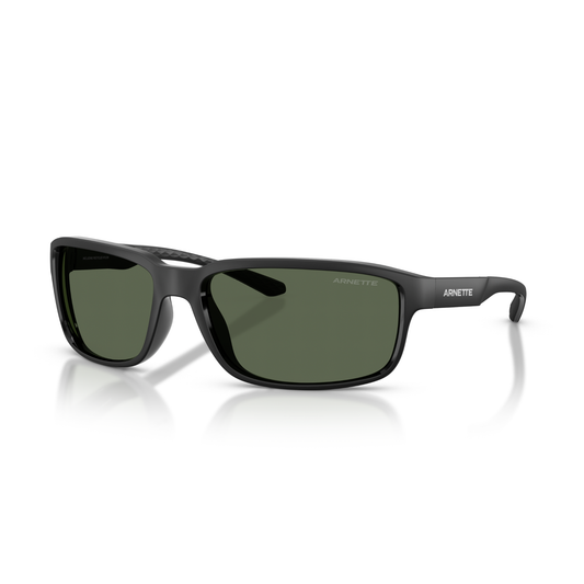 Lentes De Sol Arnette AN4373 Matte Recycled Black Verde/Negro