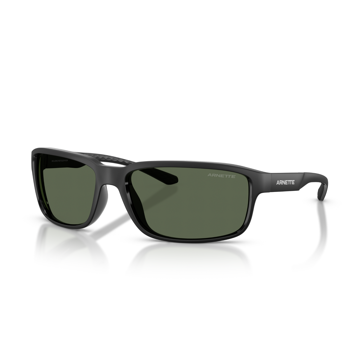 Gafas De Sol Arnette AN4373 Matte Recycled Black Verde/Negro