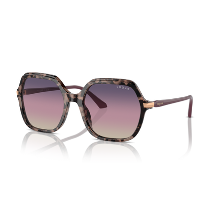 Gafas De Sol Vogue Eyewear VO5561S Pink Tortoise Tri Grad Brown/Violet/Blue Café/Rosa