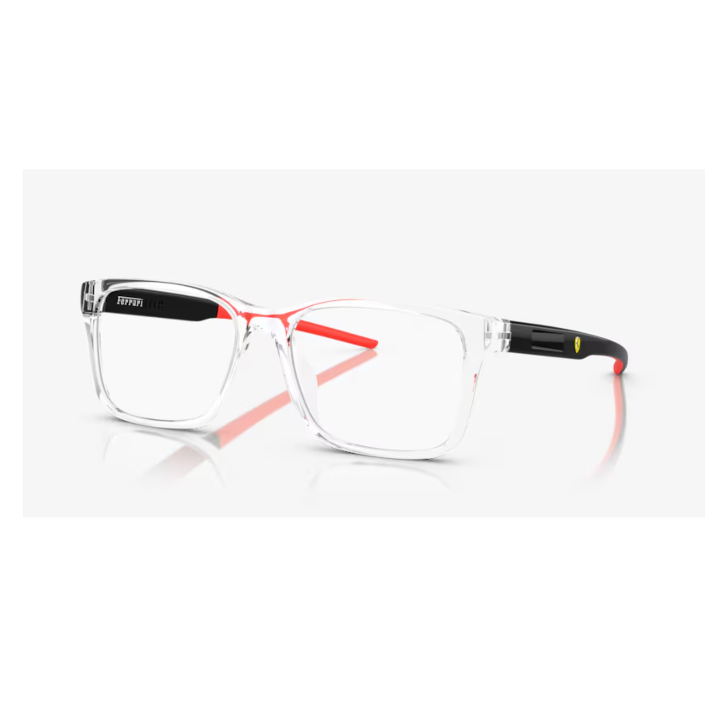 Armazón Ferrari Scuderia FZ8010U Crystal Trasparente Hombre Trasparente
