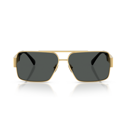 Gafas De Sol Versace VE2290 Gold Dark Gris