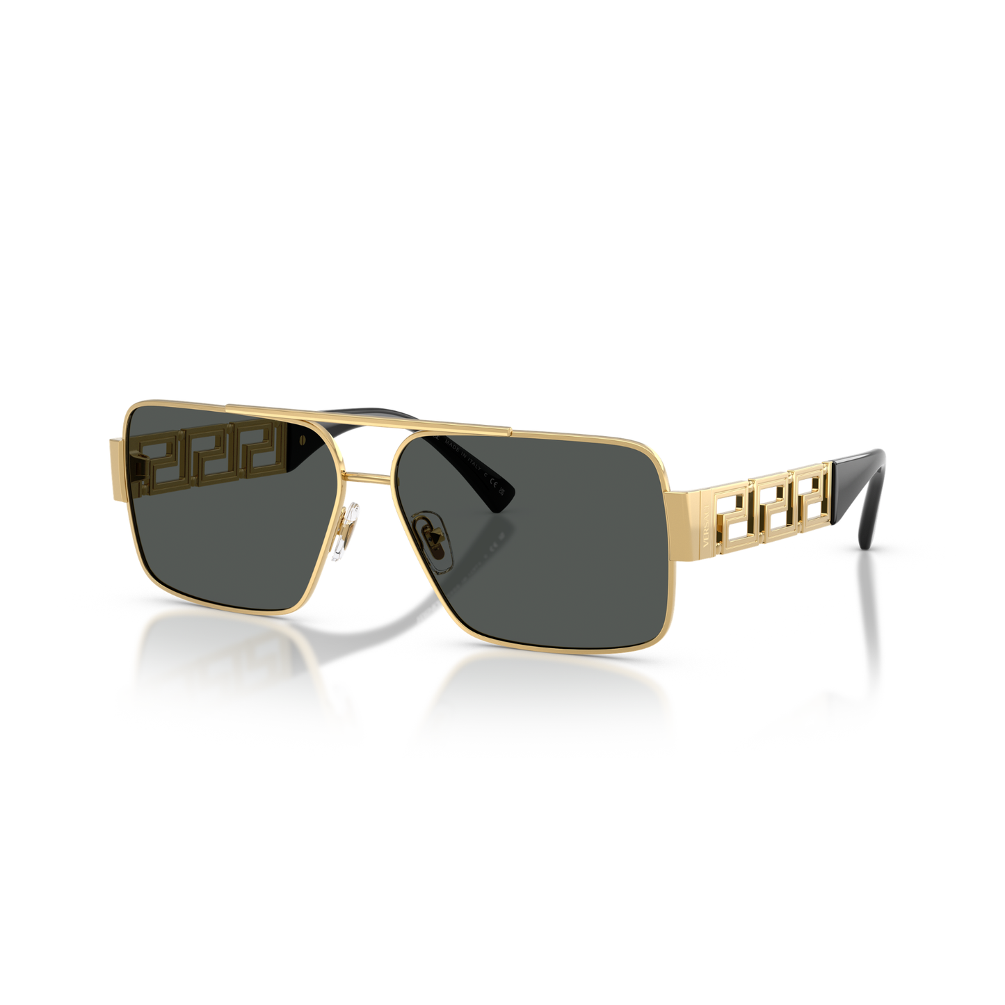 Gafas De Sol Versace VE2290 Gold Dark Gris