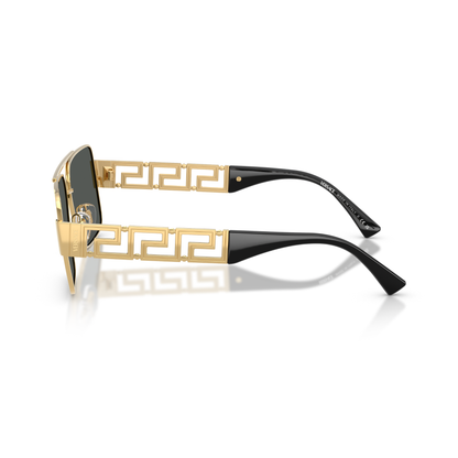 Gafas De Sol Versace VE2290 Gold Dark Gris
