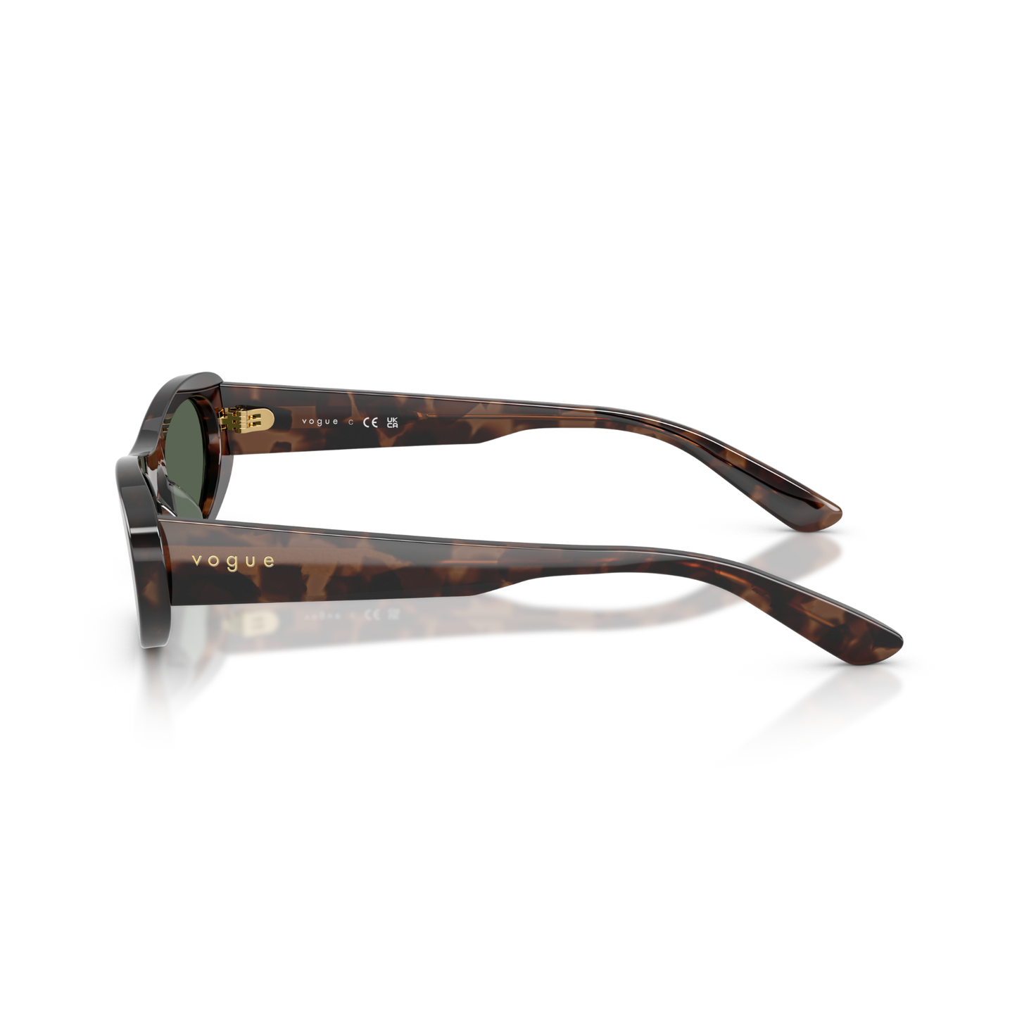 Gafas De Sol Vogue Eyewear VO5695SU Milky Brown Havana Dark Green Verde/Marrón