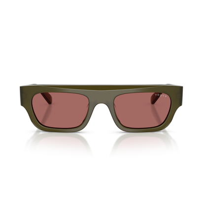 Gafas De Sol Vogue Eyewear VO5694SU Opal Olive Green Dark Purple Oilva Mujer Morado