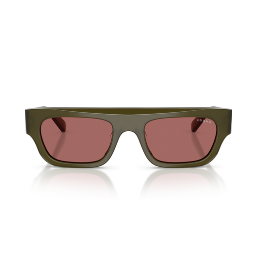 Gafas De Sol Vogue Eyewear VO5694SU Opal Olive Green Dark Purple Oilva Mujer Morado