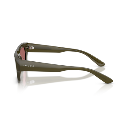 Gafas De Sol Vogue Eyewear VO5694SU Opal Olive Green Dark Purple Oilva Mujer Morado
