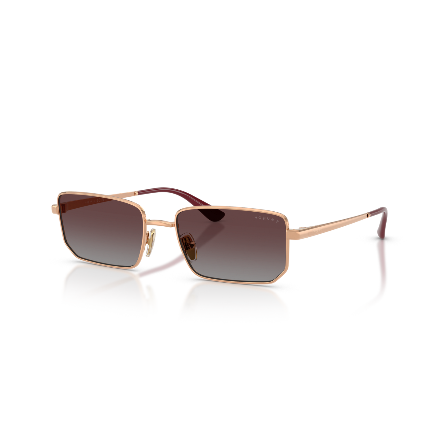 Gafas De Sol Vogue Eyewear VO4352S Rose Gold Polar Grey Gradient Gris/Dorado