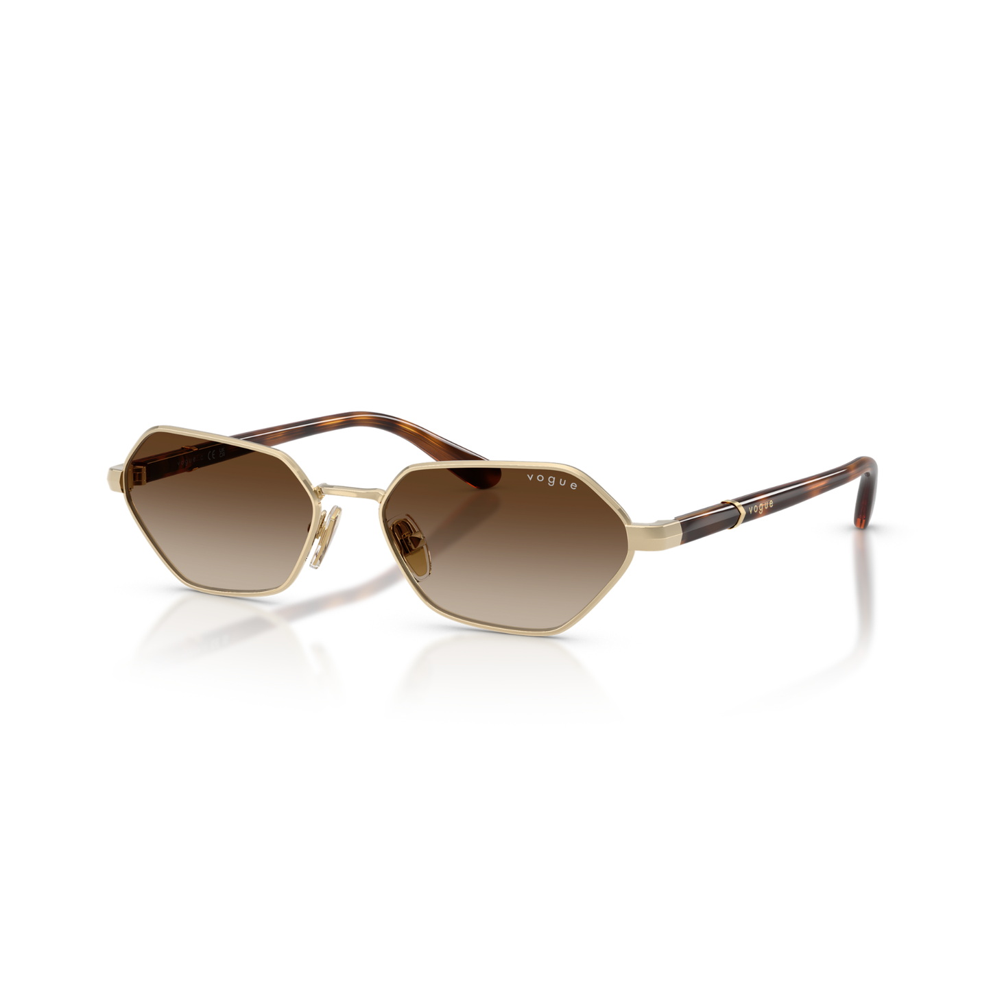 Gafas De Sol Vogue Eyewear VO4349S Pale Gold Brown Gradient Dorado Mujer Café