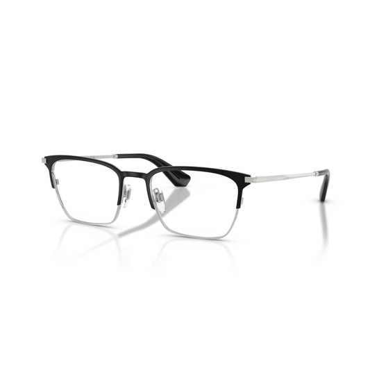 Armazón Burberry BE1401 Black/Silver Negro Hombre Negro