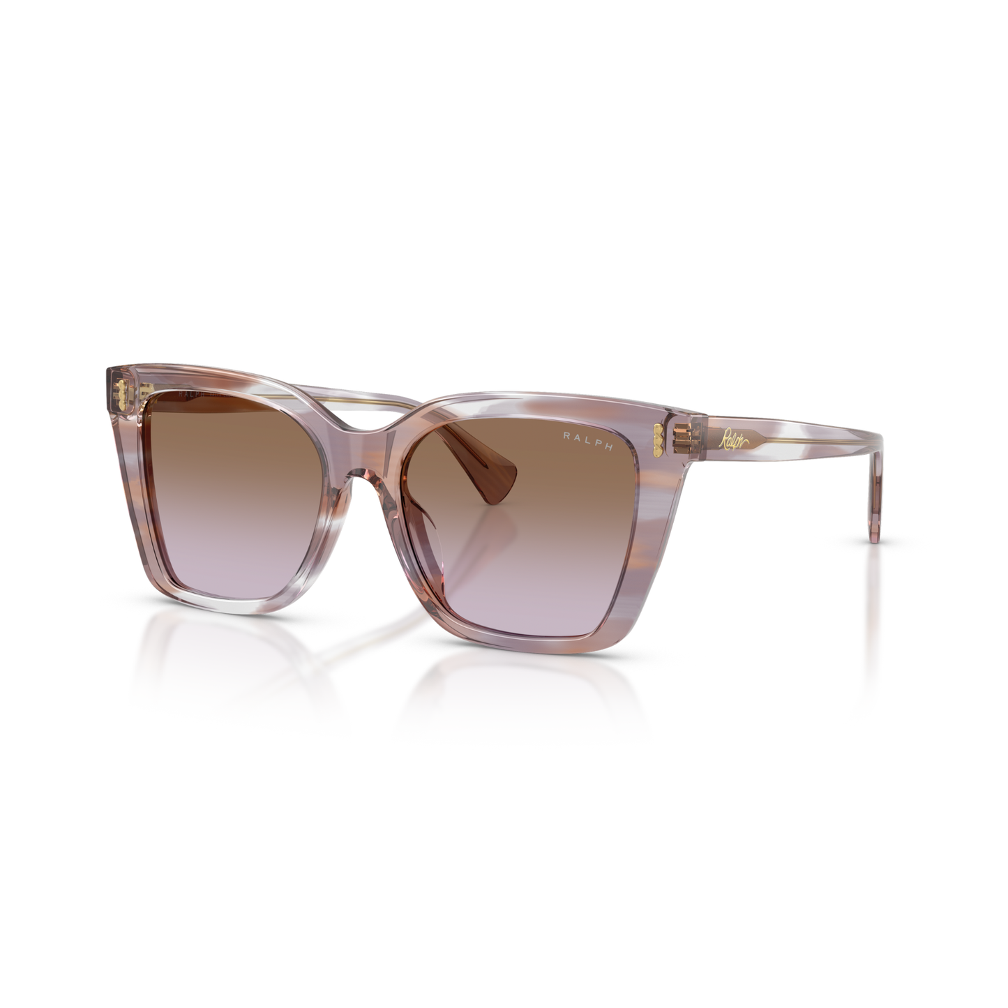 Gafas De Sol Ralph RA5349U Brown Striped Blu Gradient Violet Azul Mujer Violeta