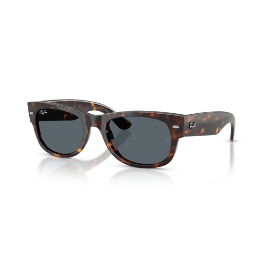 Gafas De Sol Ray-Ban RB0832S Mega Wayfarer Ii Havana Blue Unisex Azul