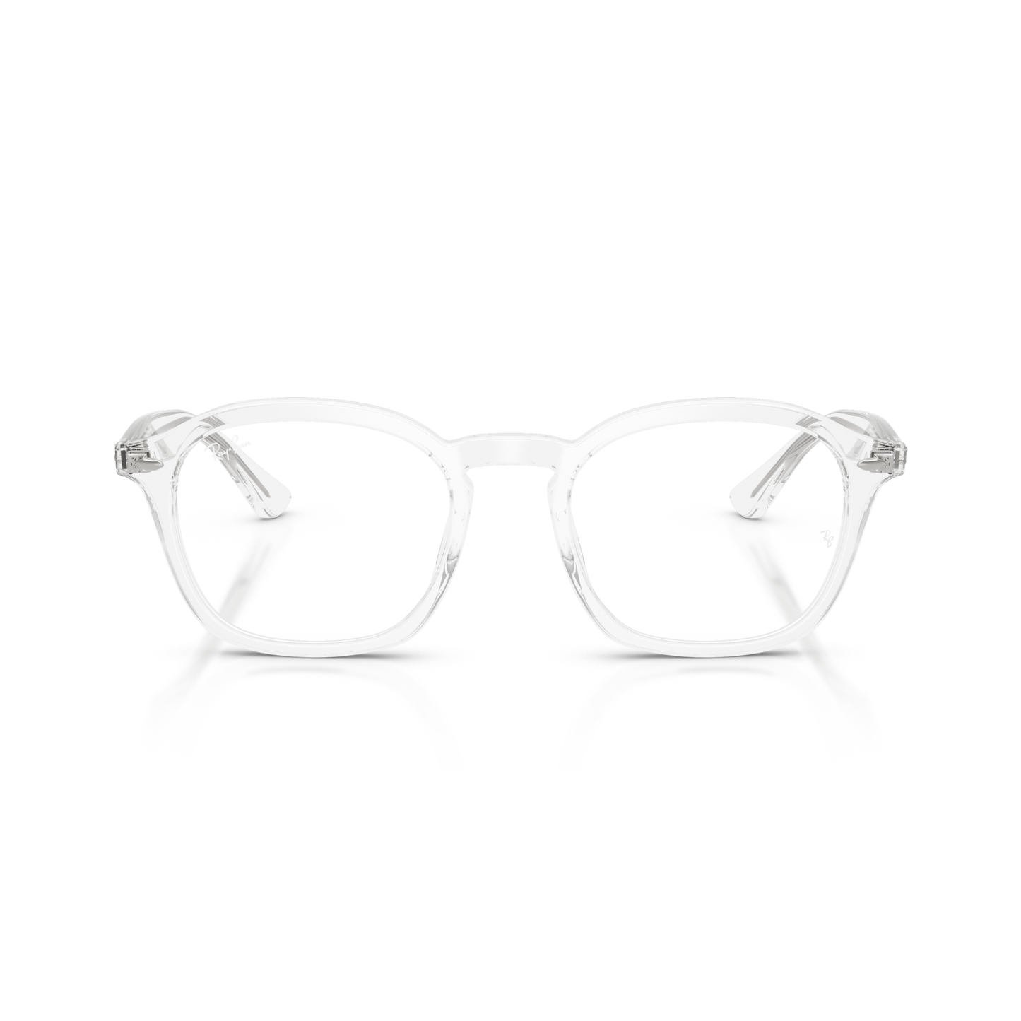 Armazón Ray-Ban RX5451 Transparent Blanco Unisex Blanco