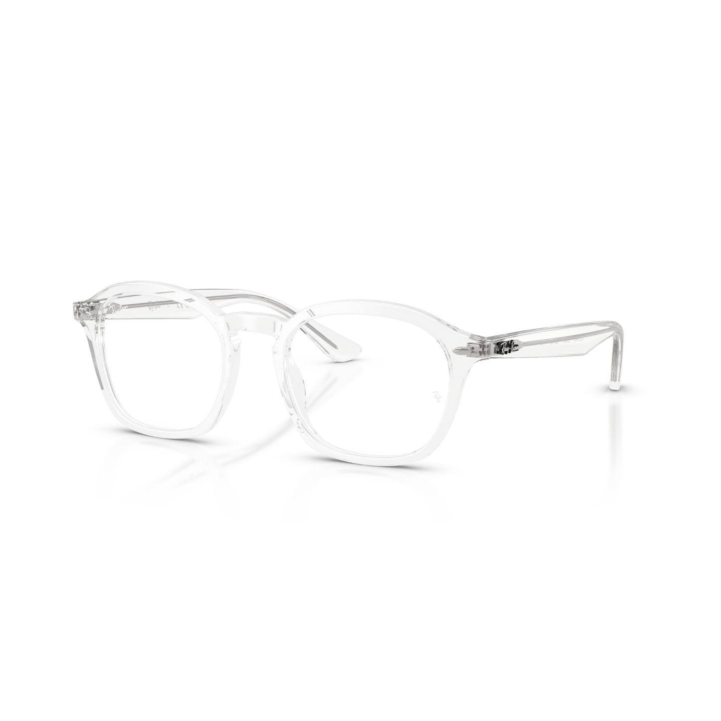 Armazón Ray-Ban RX5451 Transparent Blanco Unisex Blanco