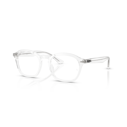 Armazón Ray-Ban RX5451 Transparent Blanco Unisex Blanco