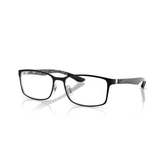 Armazones Ray-Ban RX8424 Matte Black On Silver Negro Un