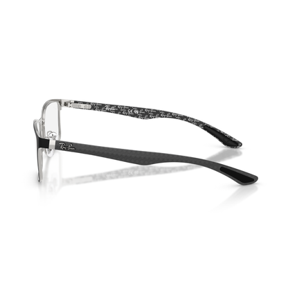 Armazones Ray-Ban RX8424 Matte Black On Silver Negro Un