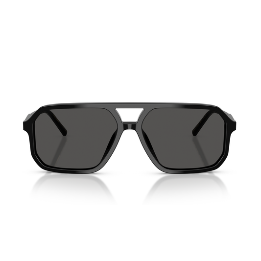 Lentes De Sol Dolce & Gabbana DG4541 Black Dark Grey Gris/Negro