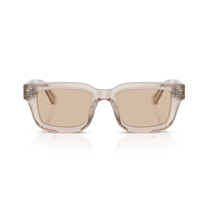 Gafas De Sol Emporio Armani EA4270 Shiny Transparent Tundra Light Brown Gris Hombre Café