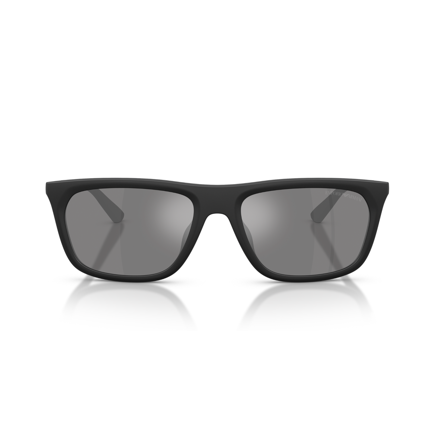 Gafas De Sol Emporio Armani EA4272U Matte Black Dark Grey Mirror Silver Negro Hombre Gris