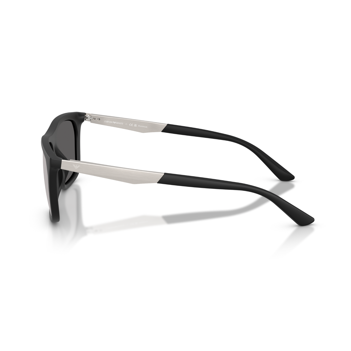 Gafas De Sol Emporio Armani EA4272U Matte Black Dark Grey Mirror Silver Negro Hombre Gris