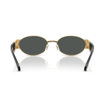 Gafas De Sol Versace VE2299 Gold Dark Grey Gris/Dorado