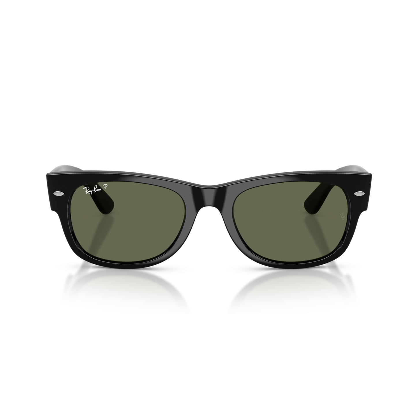 Gafas De Sol Ray-Ban RB0832S Mega Wayfarer Ii Black Green Plar Negro Unisex Verde