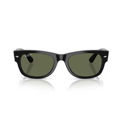 Gafas De Sol Ray-Ban RB0832S Mega Wayfarer Ii Black Green Plar Negro Unisex Verde