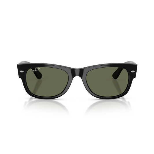 Gafas De Sol Ray-Ban RB0832S Mega Wayfarer Ii Black Green Plar Negro Unisex Verde