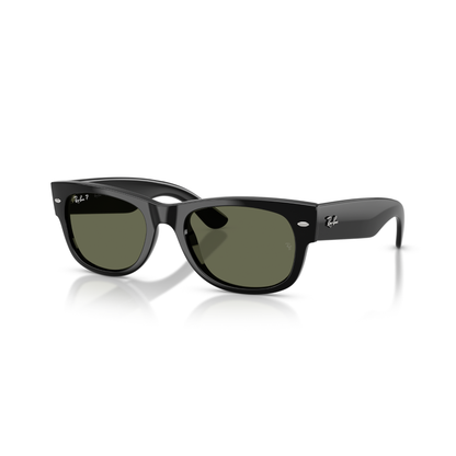 Gafas De Sol Ray-Ban RB0832S Mega Wayfarer Ii Black Green Plar Negro Unisex Verde