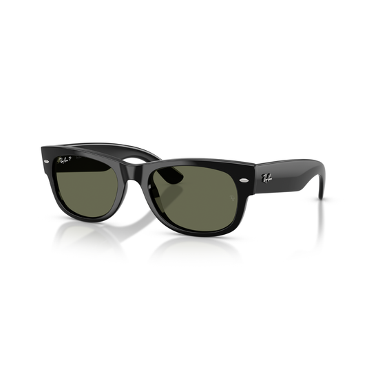 Gafas De Sol Ray-Ban RB0832S Mega Wayfarer Ii Black Green Plar Negro Unisex Verde
