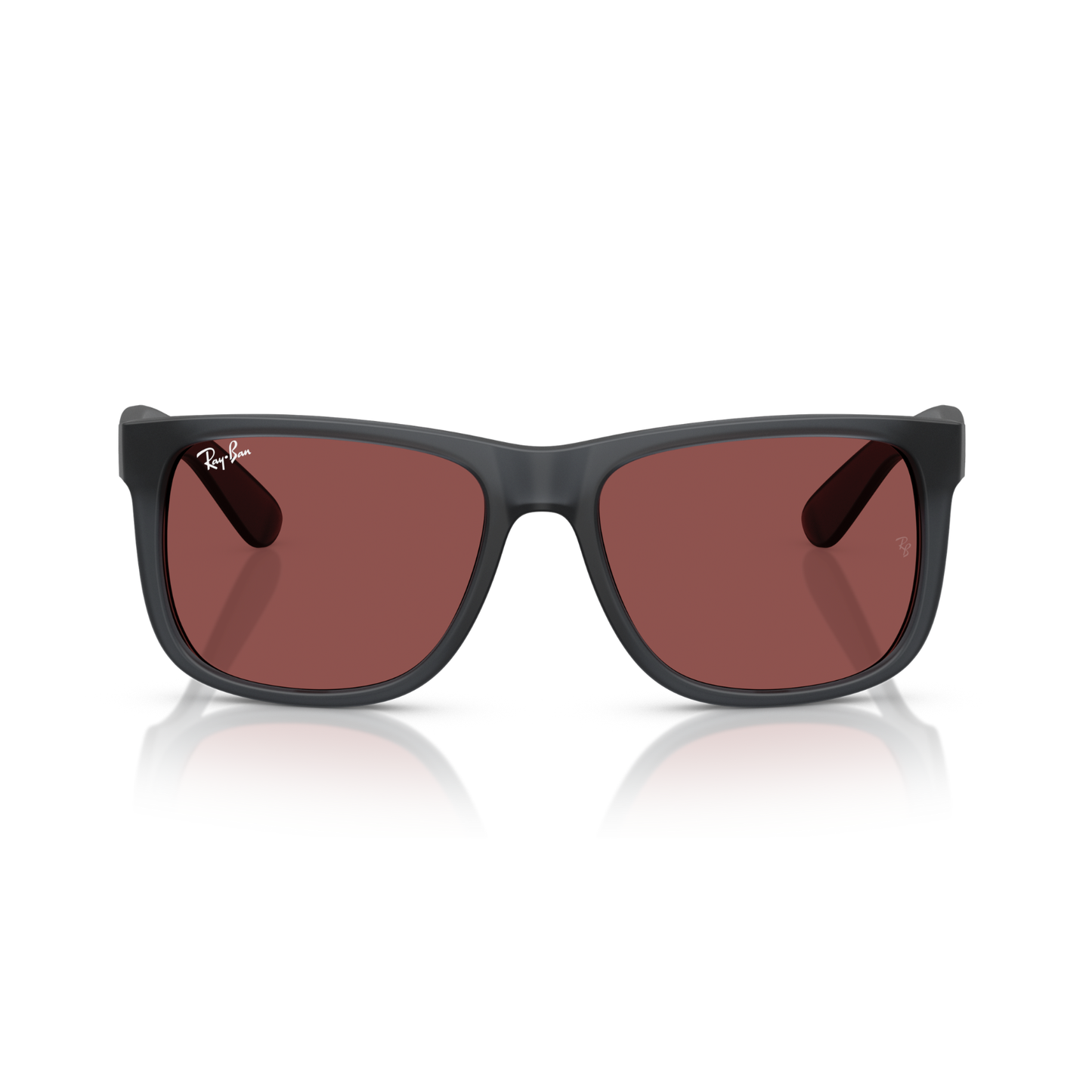 Gafas De Sol Ray-Ban RB4165 Justin Opal Grey Dark Violet Burdeos/Gris