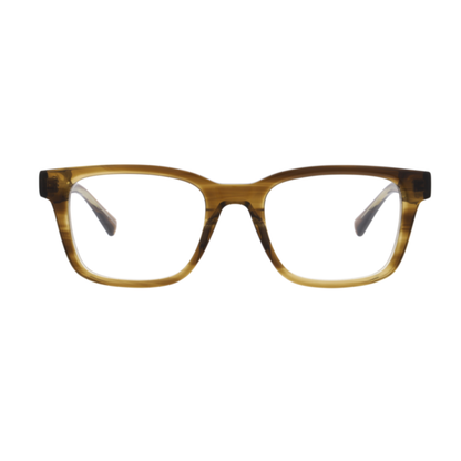 Armazones Unofficial UO2254 Bi-Layer Horn Green-Clear Verde