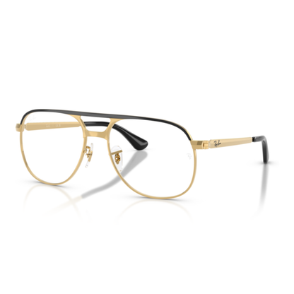 Armazones Ray-Ban RX3793V Bill Max Matte Black On Gold Negro