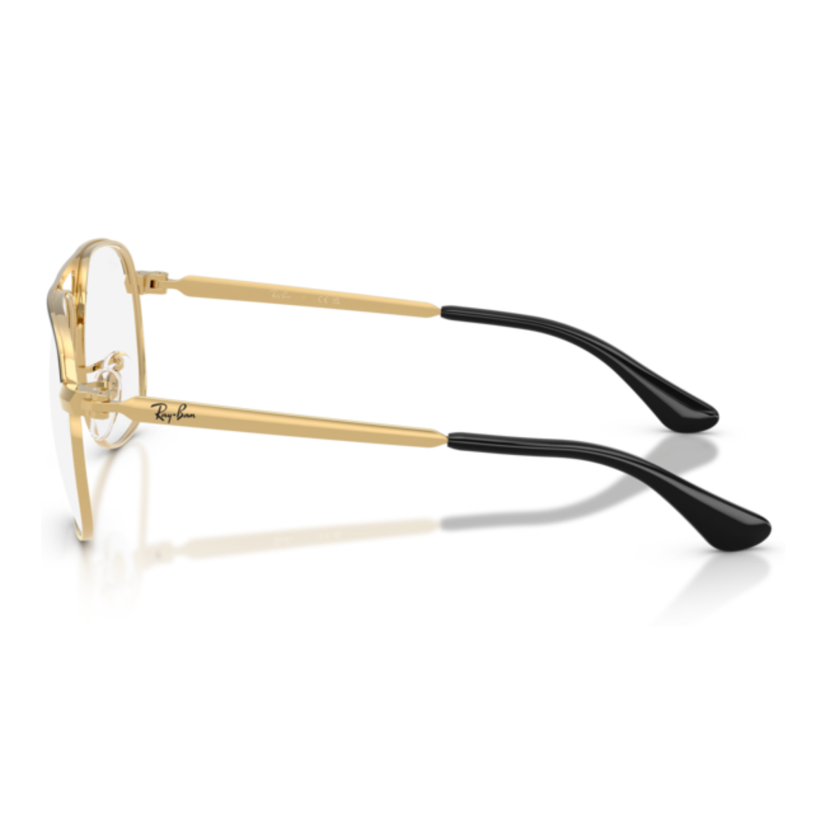 Armazones Ray-Ban RX3793V Bill Max Matte Black On Gold Negro