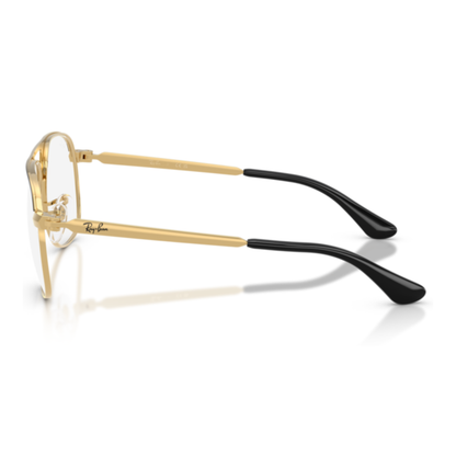 Armazones Ray-Ban RX3793V Bill Max Matte Black On Gold Negro