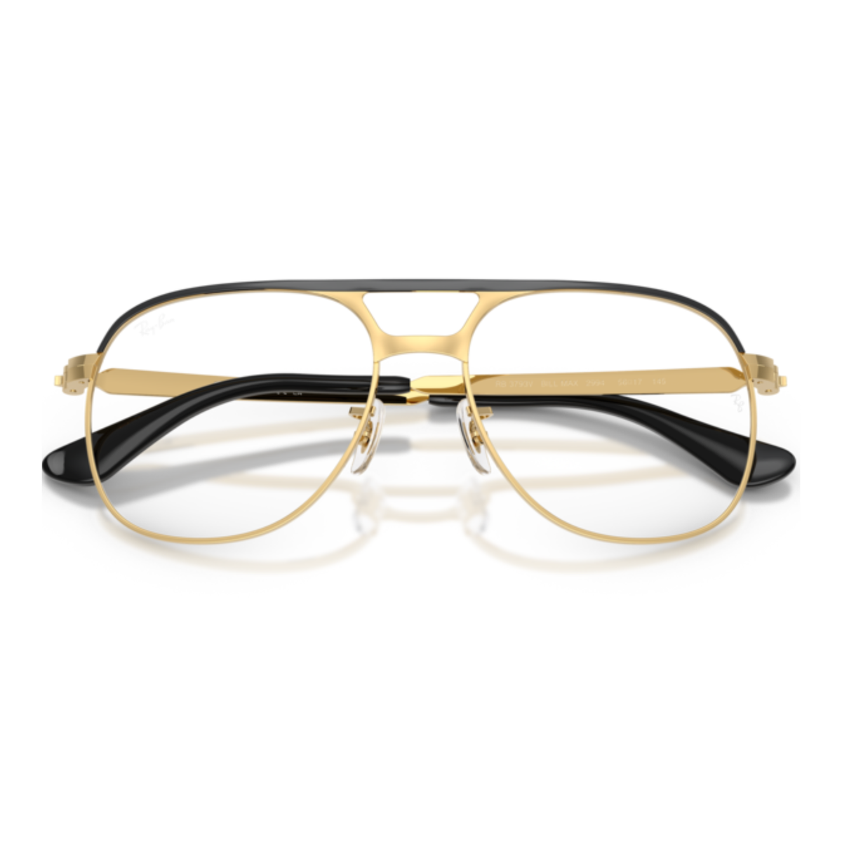 Armazones Ray-Ban RX3793V Bill Max Matte Black On Gold Negro