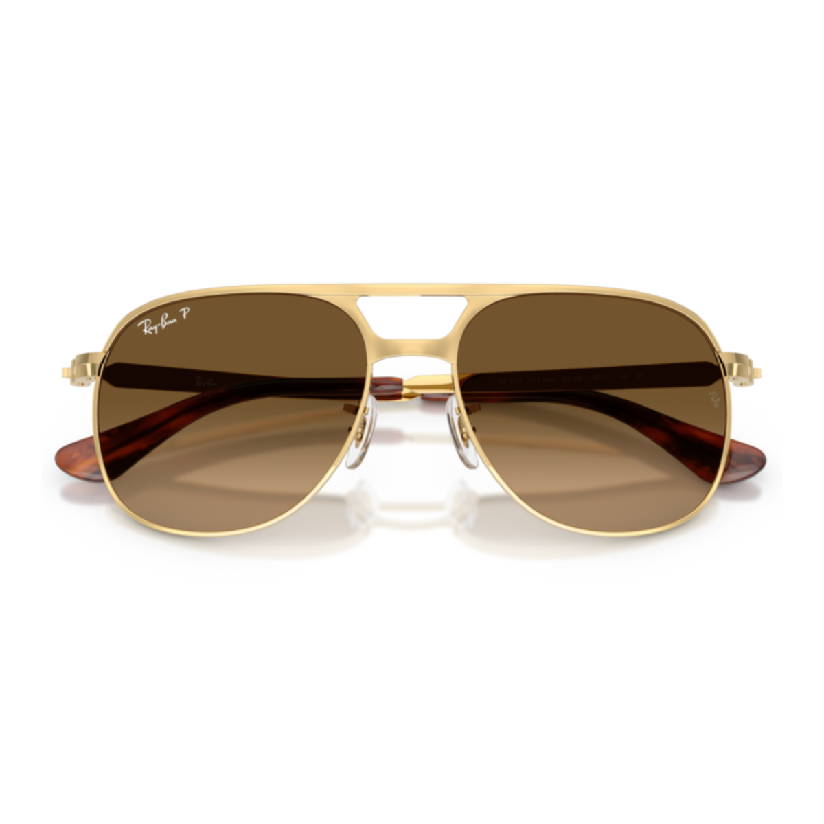 Gafas De Sol Ray-Ban RB3793 Bill Max Arista Polar Brown Gradient Brown Café