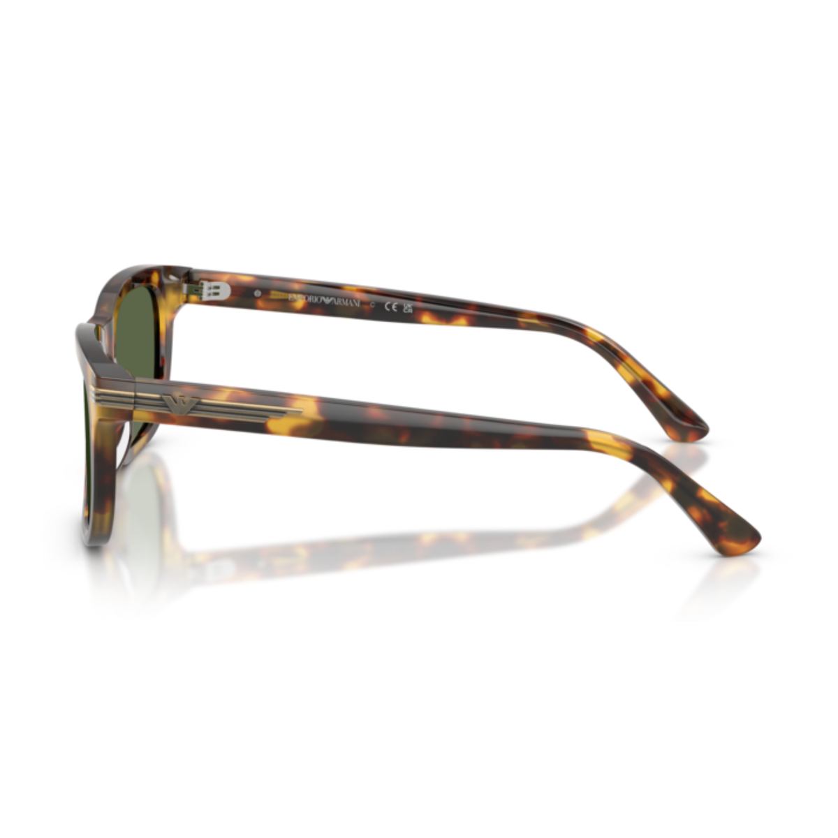 Gafas De Sol Emporio Armani EA4282U Shiny Havana Brown Dark Green Verde