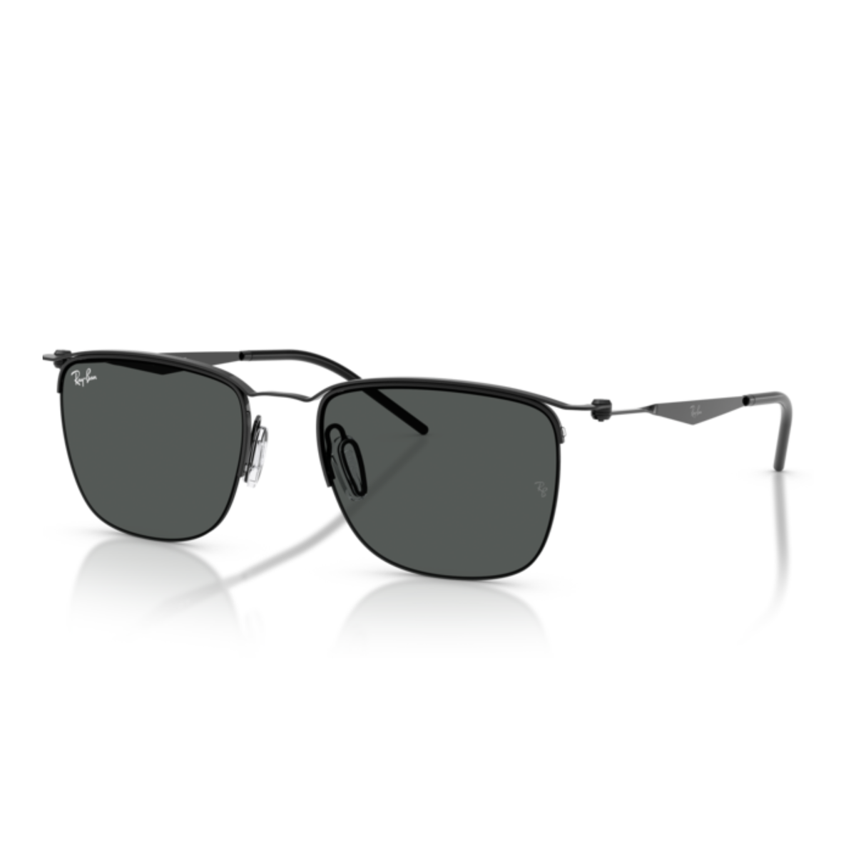 Gafas De Sol Ray-Ban RB8550 Black Dark Grey Gris