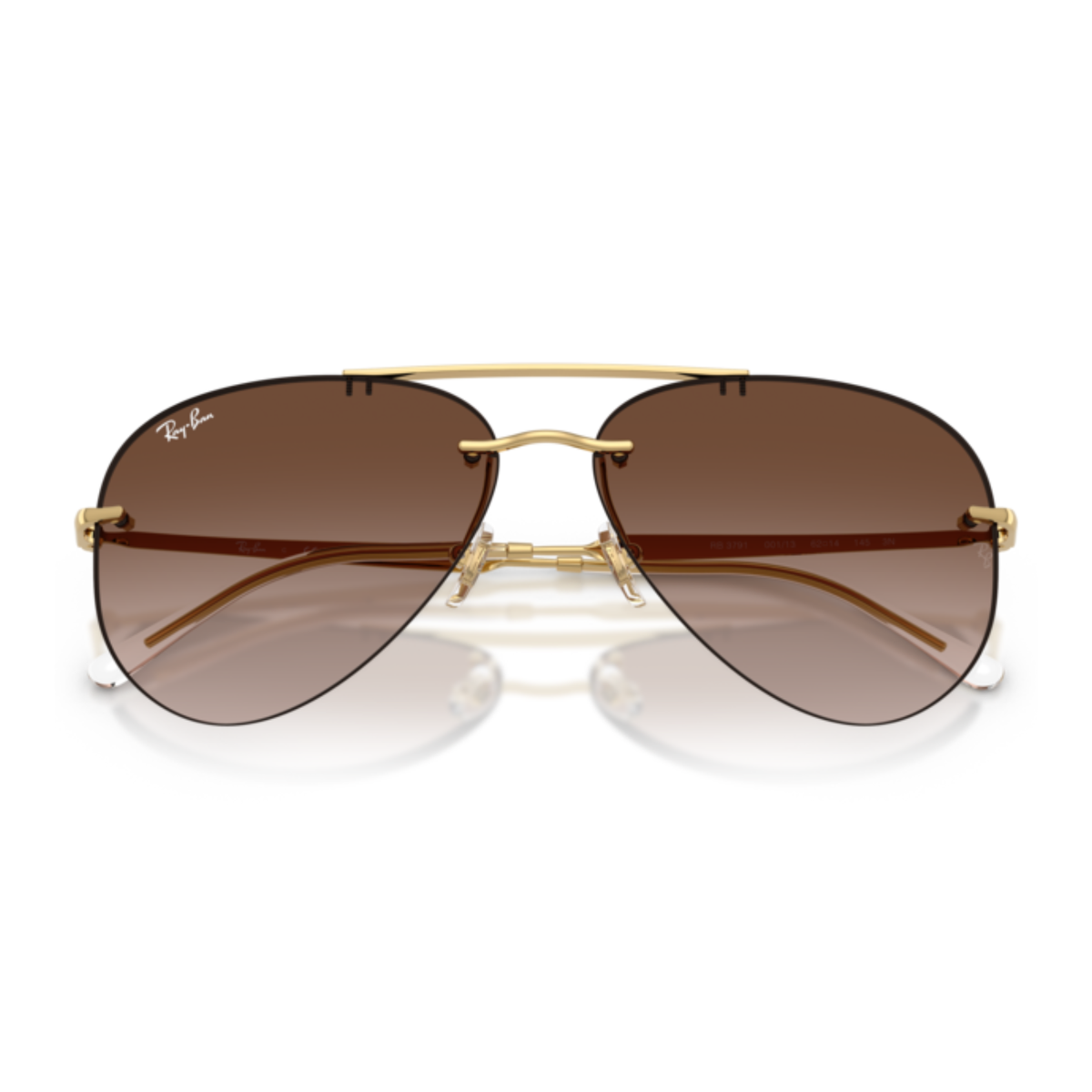 Gafas De Sol Ray-Ban RB3791 Arista Light Brown Gradient Dark Brown Café
